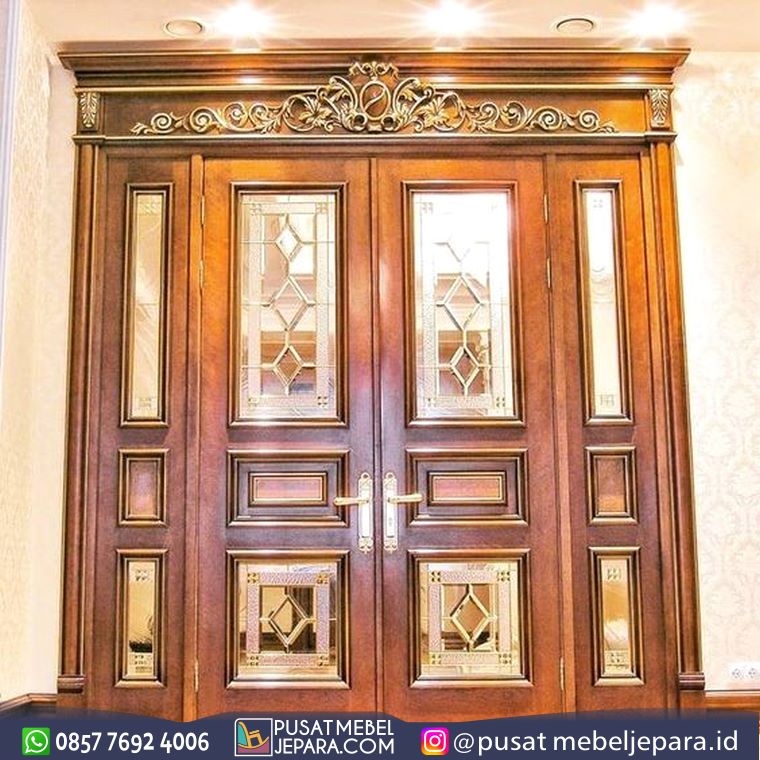 Pintu Rumah Ukir Mewah Klasik (7)